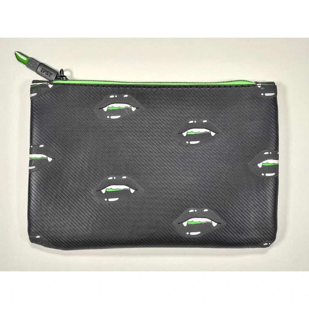 IPSY October 2021 Glam Bag Travel Size Black And Green Halloween Vamp (Bag Only)